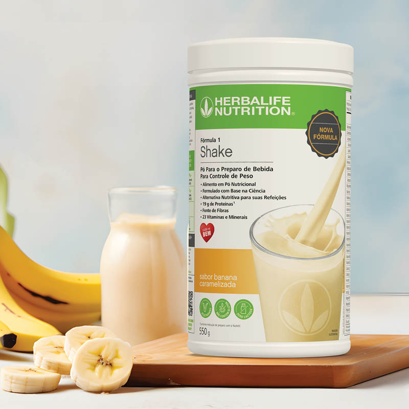 Shake Banana Caramelizada 550 g - Imagem 3